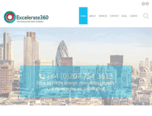 Tablet Screenshot of excelerate360.com